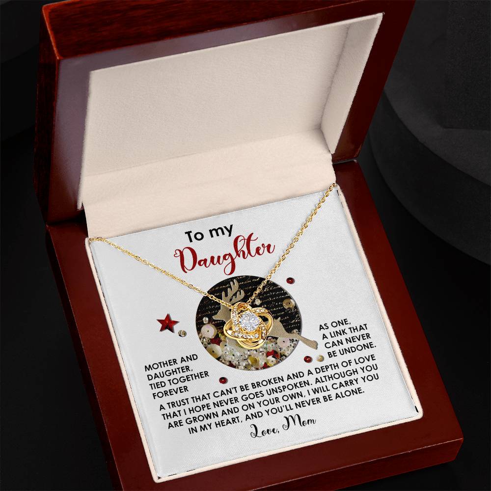 Daughter - Forever As One - Love Knot Necklace