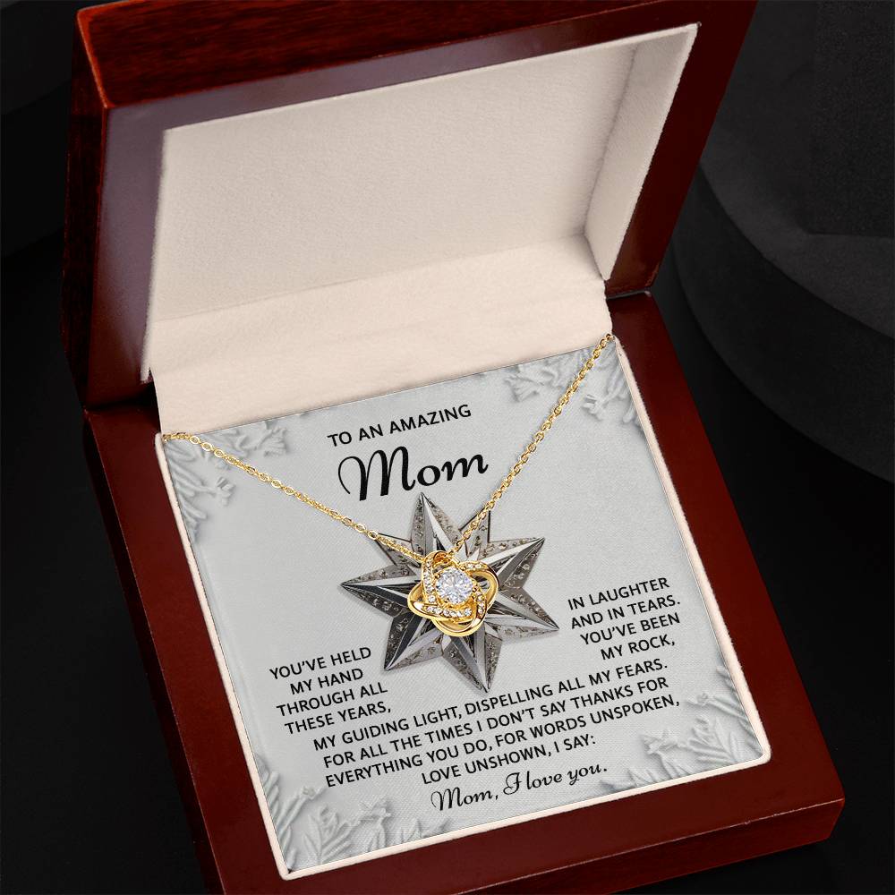 Mamá - Amor no mostrado - Collar de nudo de amor