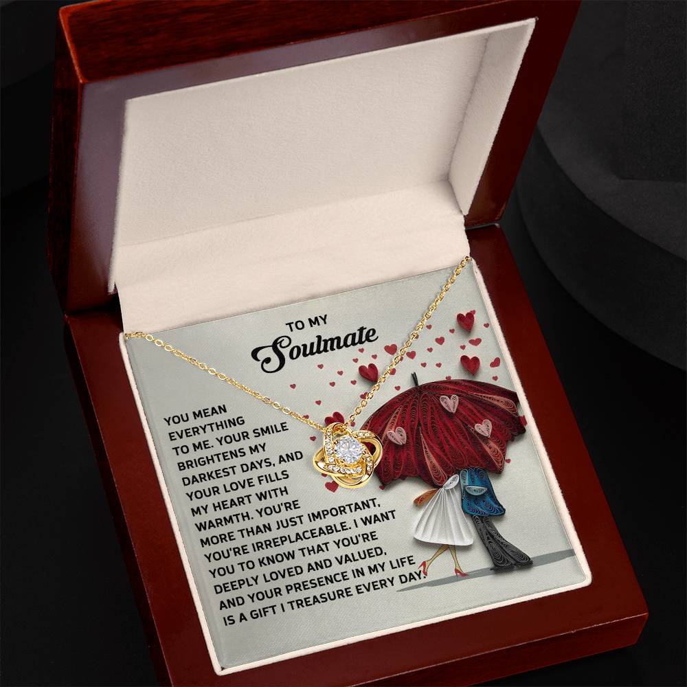 Soulmate - Deeply Loved - Love Knot Necklace