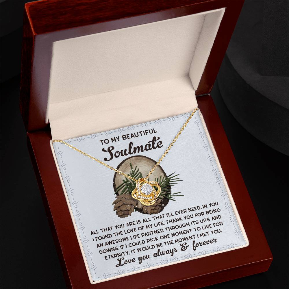 Soulmate - One Moment - Love Knot Necklace