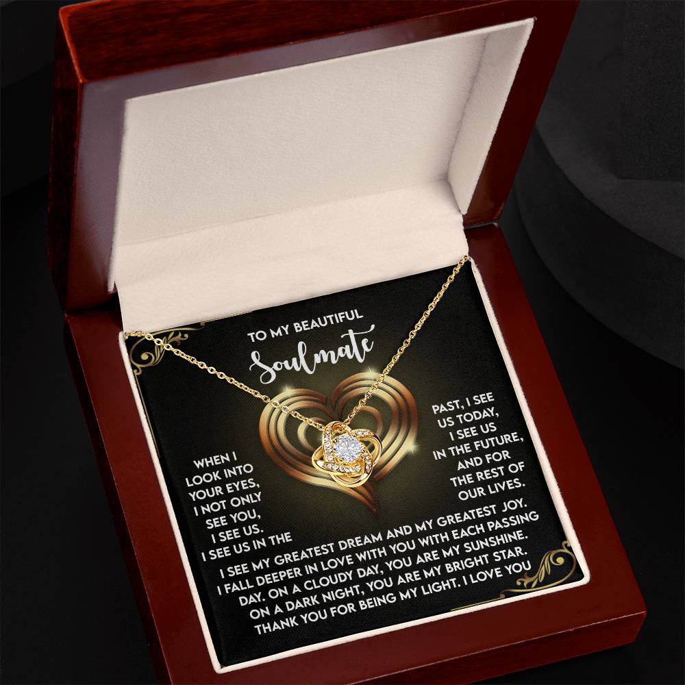Soulmate - I See Us - Love Knot Necklace