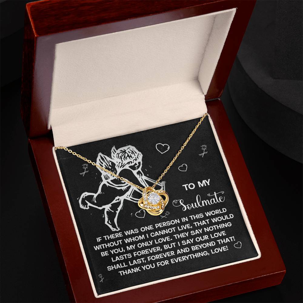 Soulmate - Lasts Forever - Love Knot Necklace
