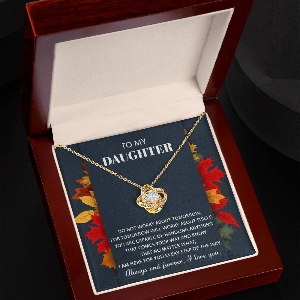 Daughter - Comes Your Way - Love Knot Necklace
