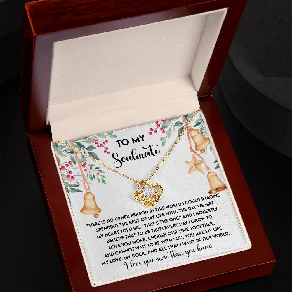 Soulmate - Be With You - Love Knot Necklace