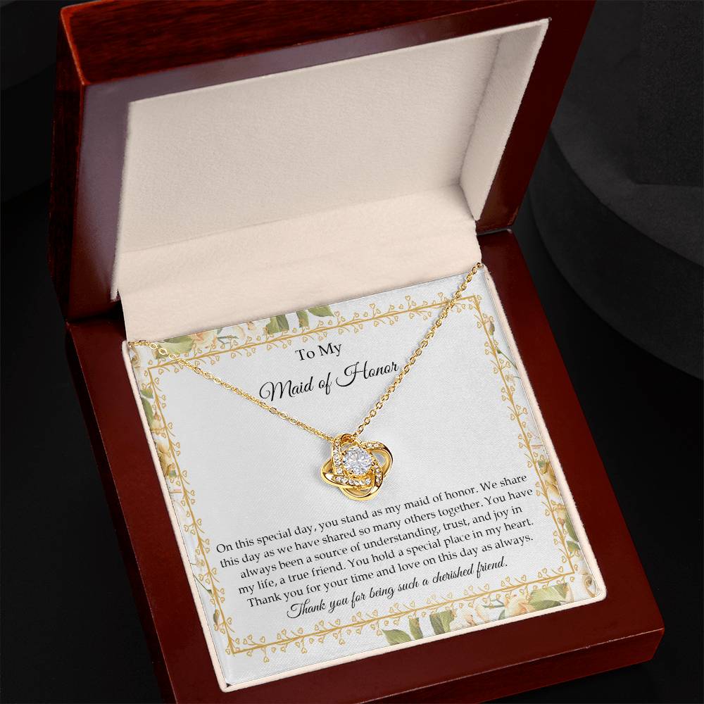 Dama de Honor - Comparte este día - Collar con nudo de amor