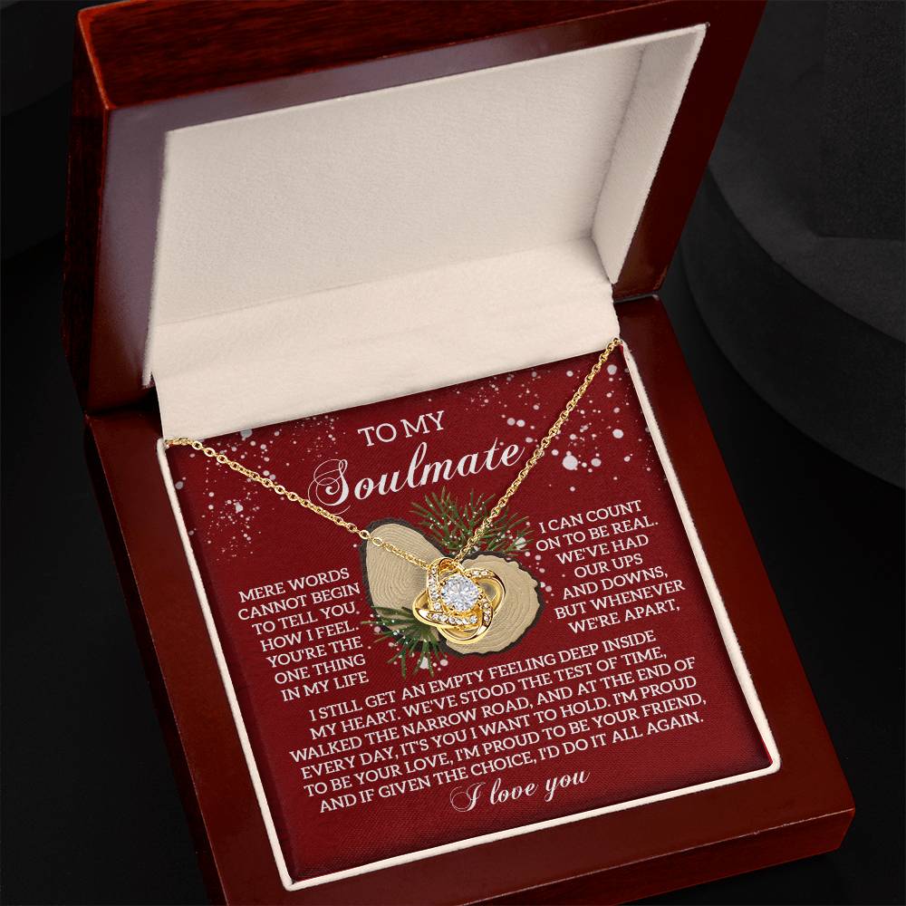 Soulmate - Test Of Time - Love Knot Necklace