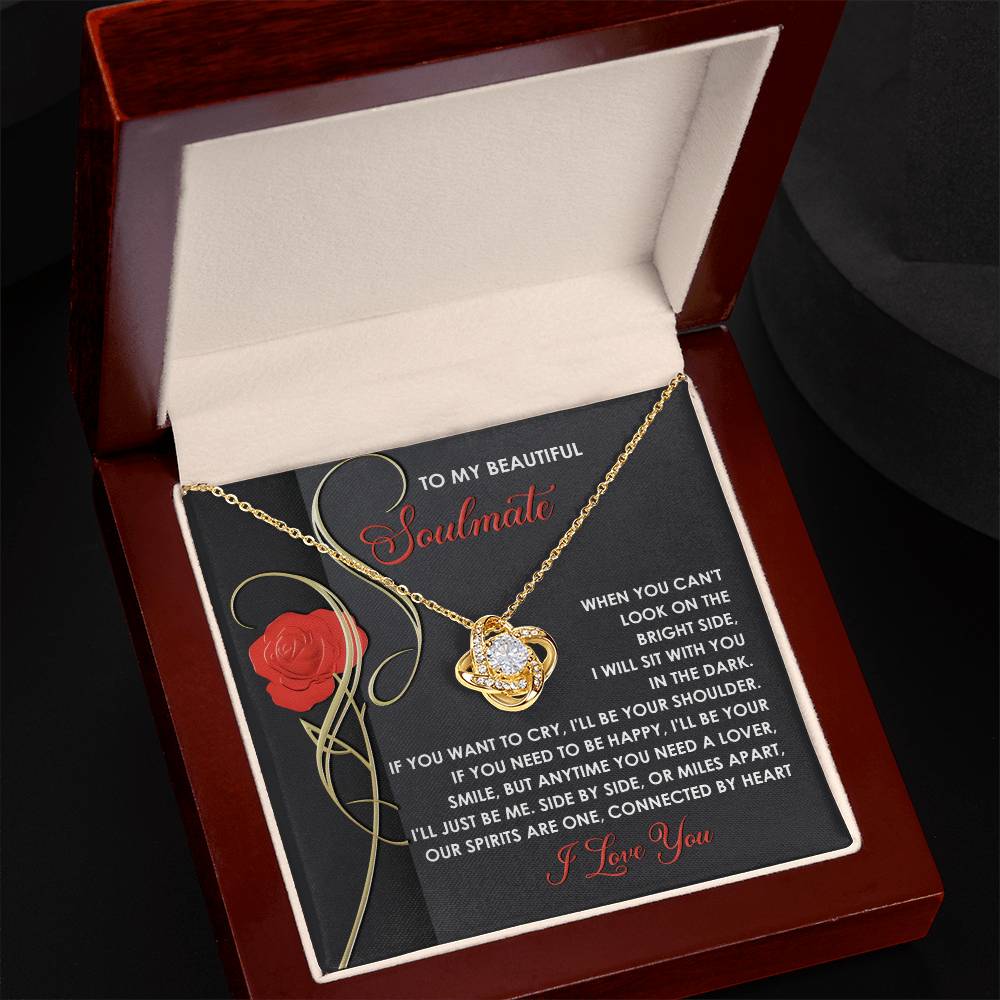 Soulmate - Be Me - Love Knot Necklace