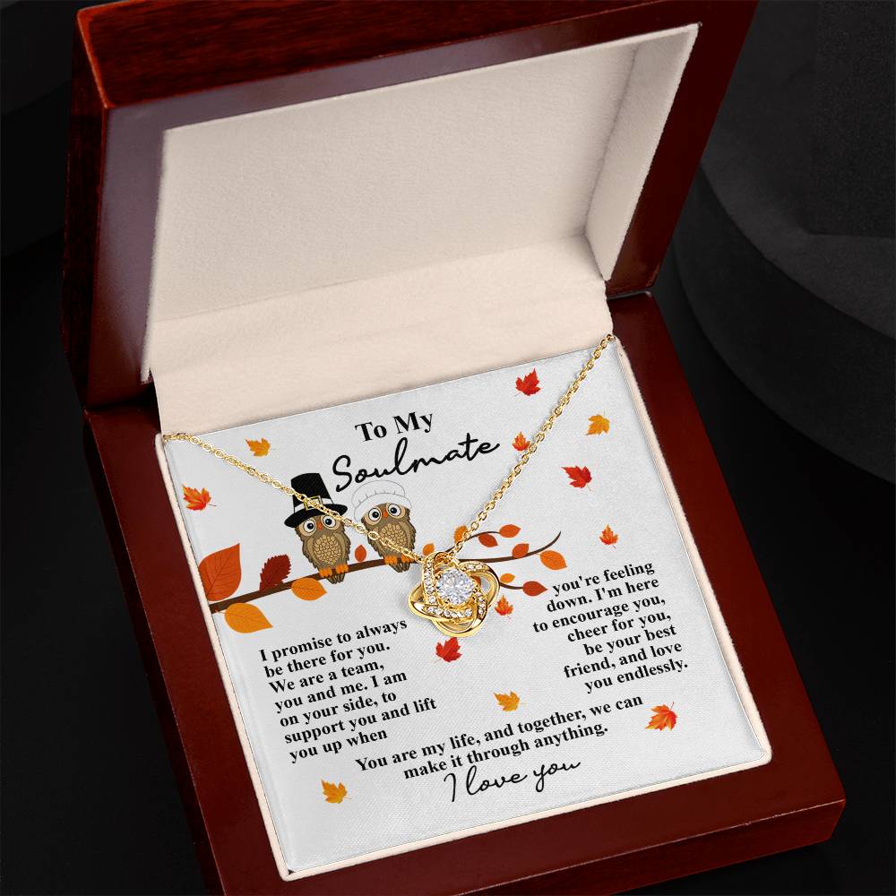 Soulmate - Love You Endlessly - Love Knot Necklace