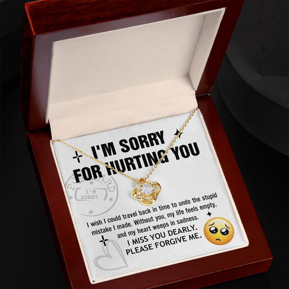 Sorry - Travel Back - Love Knot Necklace