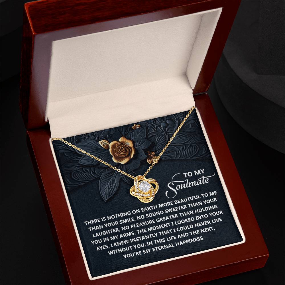 Soulmate - Eternal Happiness - Love Knot Necklace