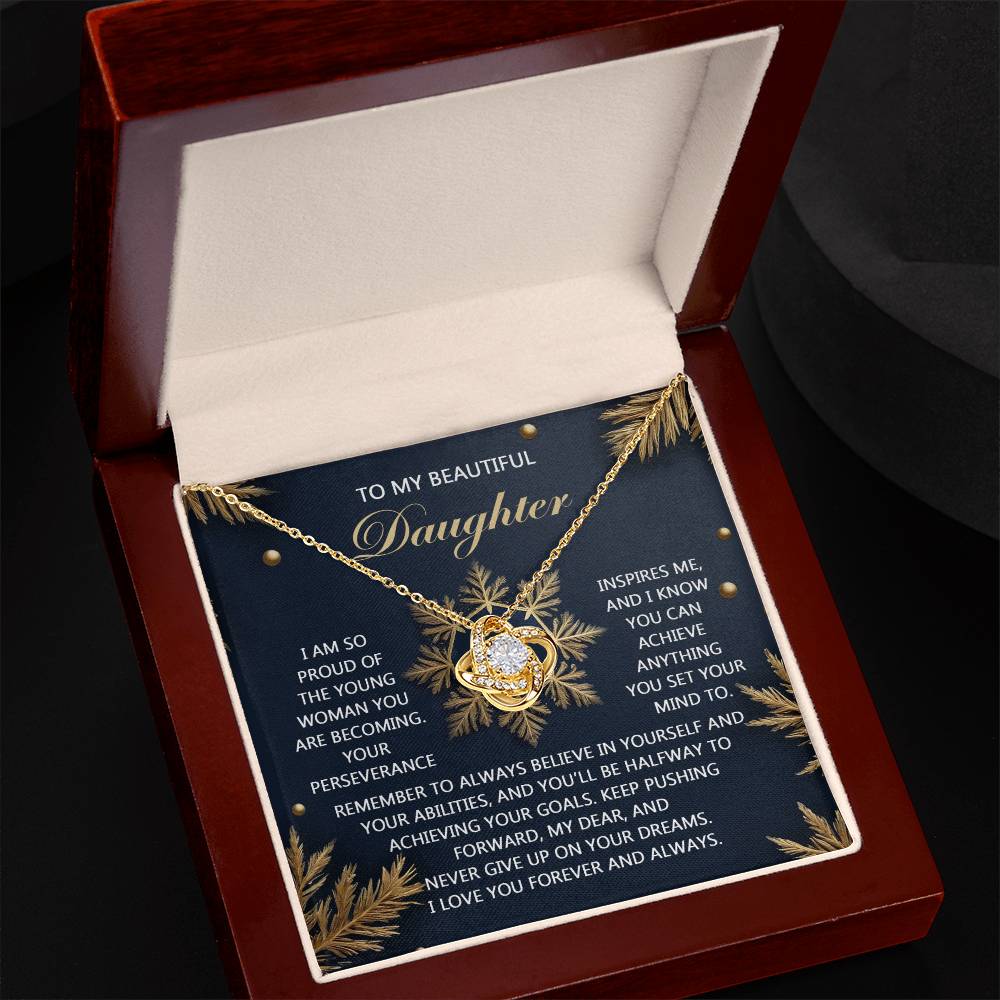 Daughter - On Your Dreams - Love Knot Necklace