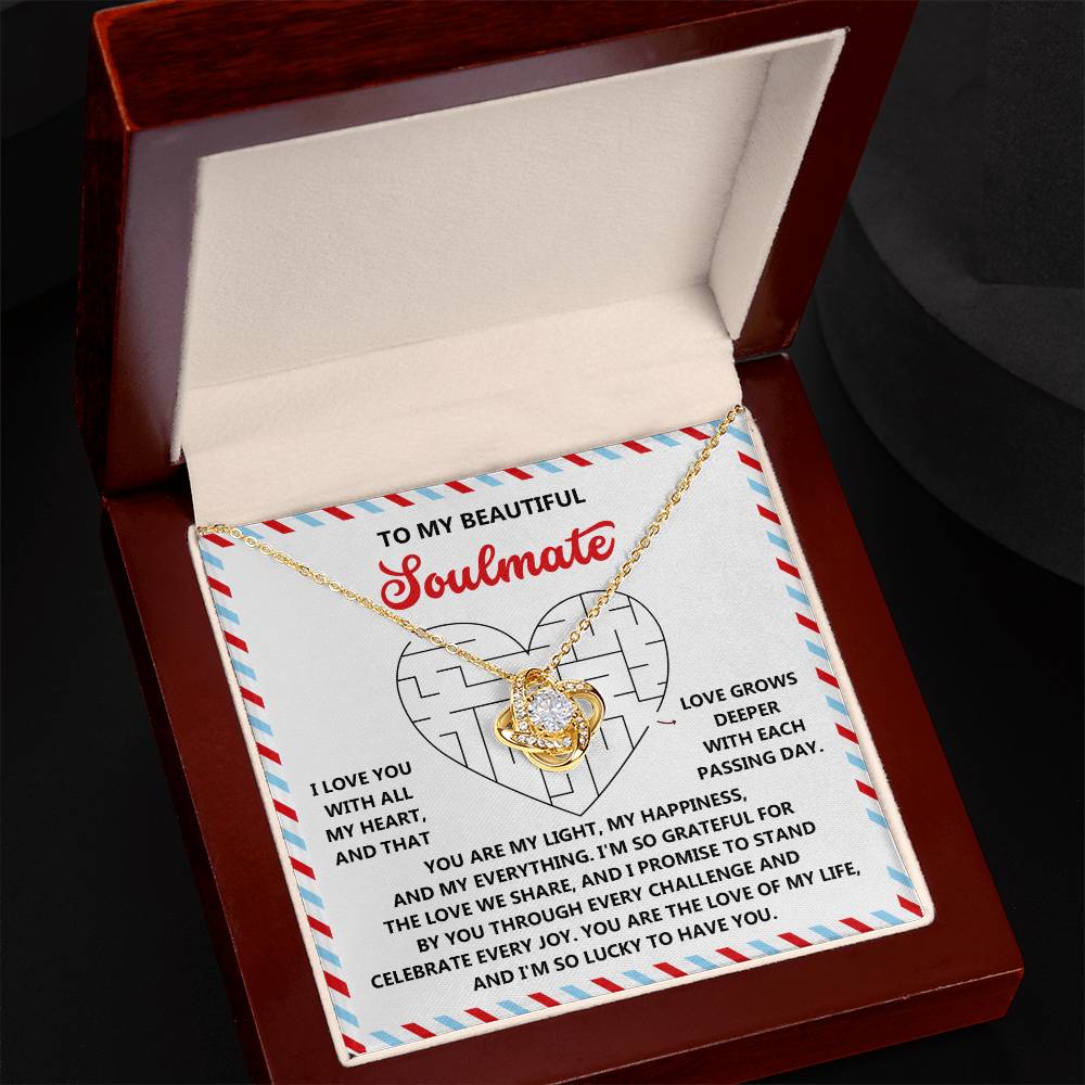 Soulmate - To Have You - Love Knot Necklace