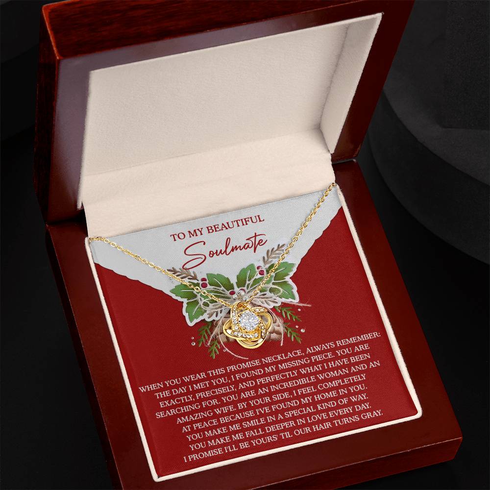 Soulmate - At Peace - Love Knot Necklace