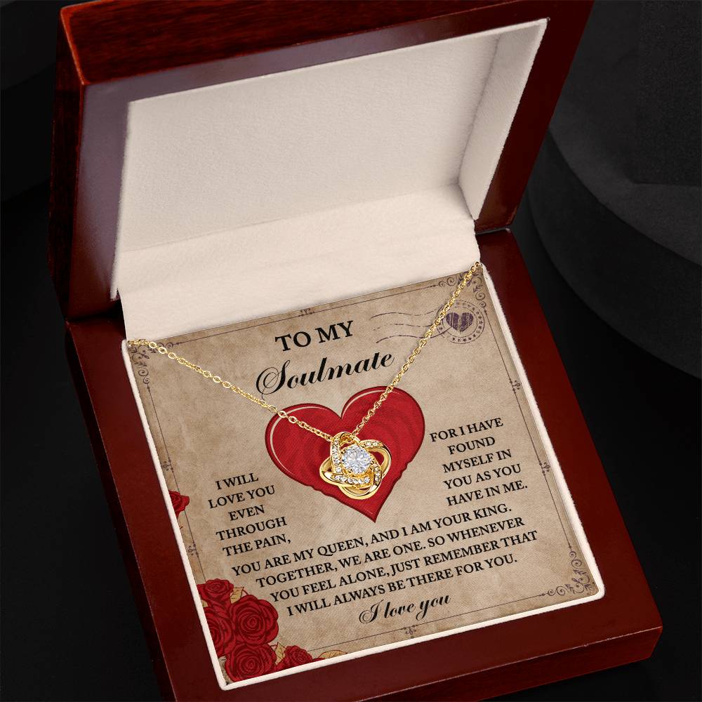 Soulmate - Found Myself - Love Knot Necklace