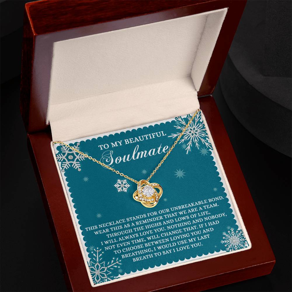 Soulmate - A Team - Love Knot Necklace