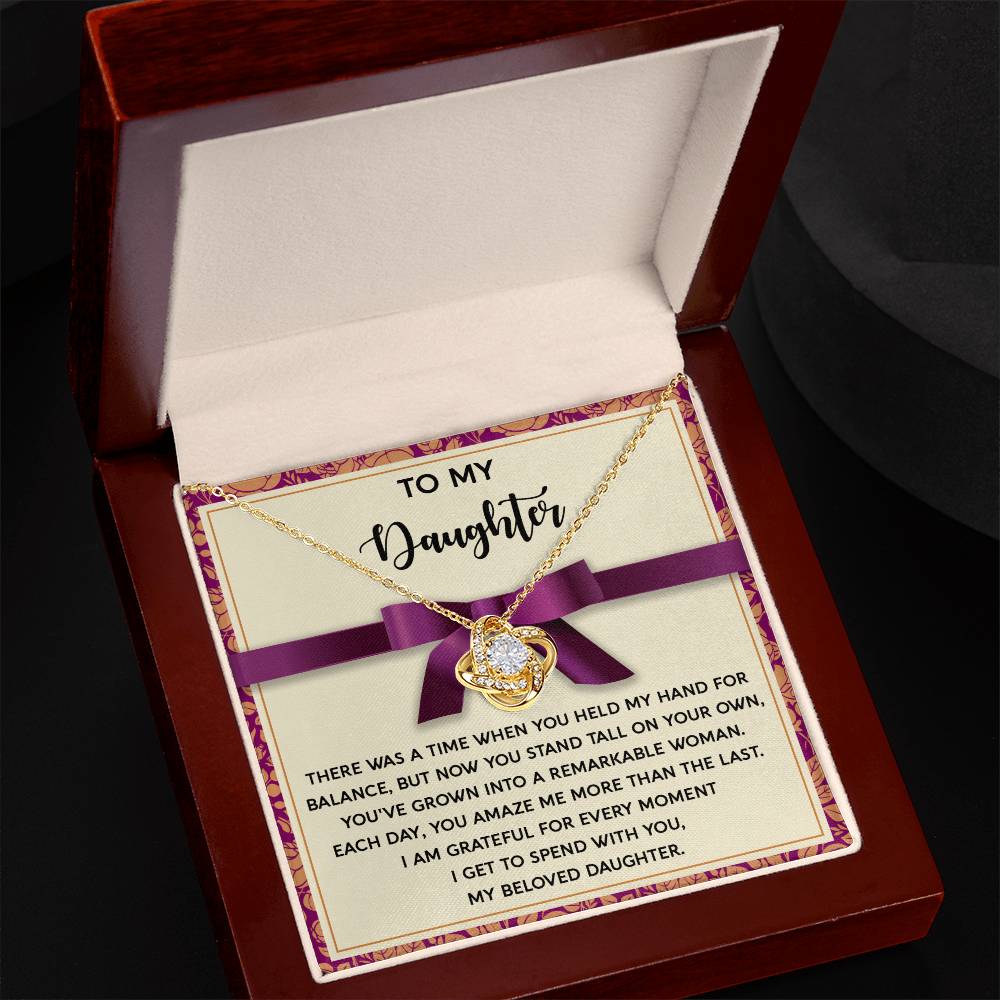 Daughter - Spend With You - Love Knot Necklace
