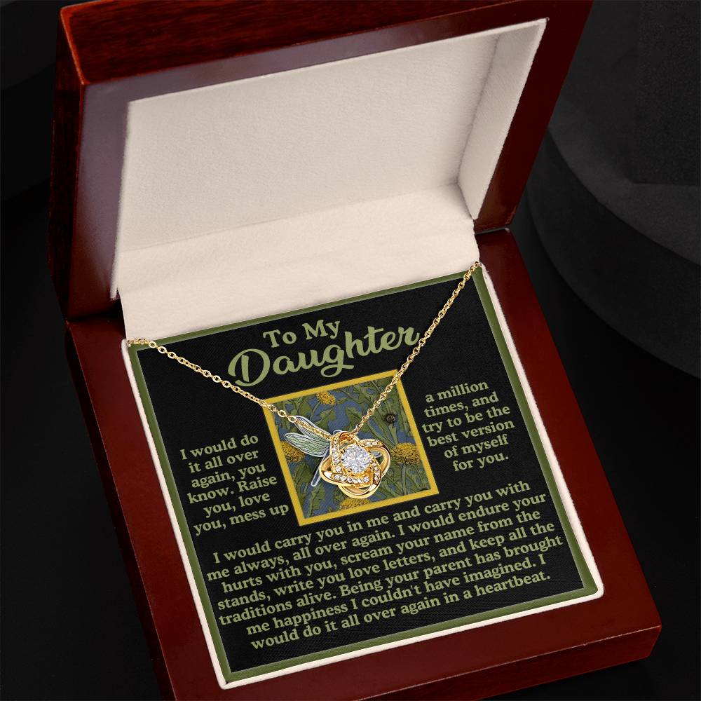 Daughter - All Over Again - Love Knot Necklace