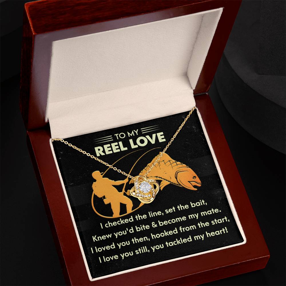 Soulmate - Tackled My Heart - Love Knot Necklace