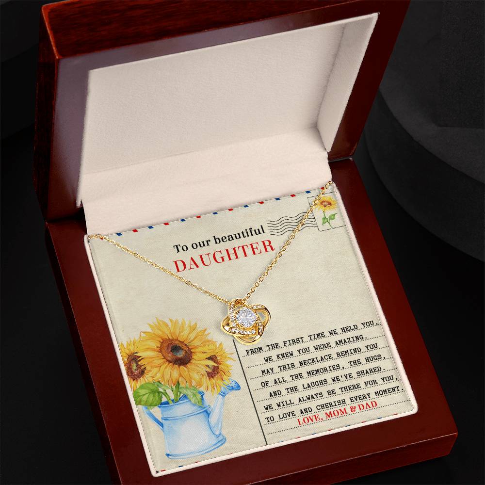 Daughter - The First Time - Love Knot Necklace