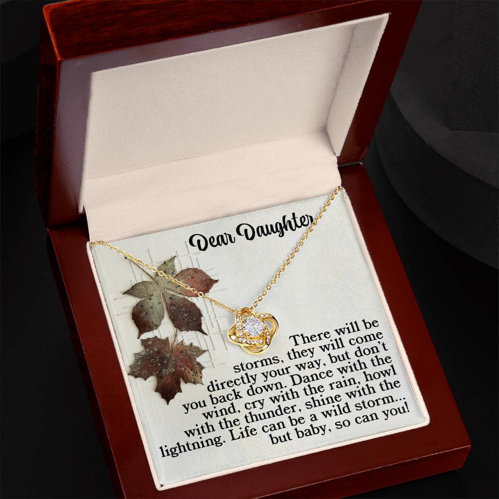 Daughter - With The Thunder - Love Knot Necklace