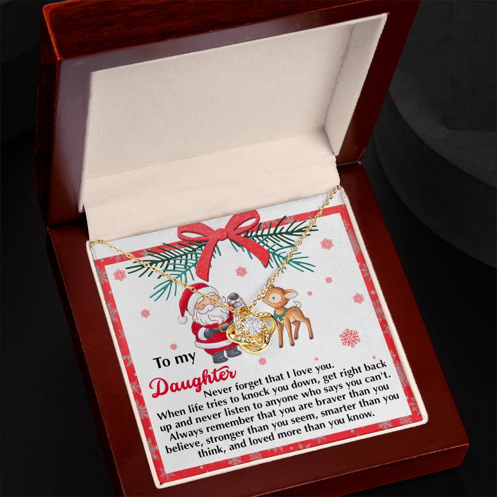 Daughter - Get Back Up - Love Knot Necklace