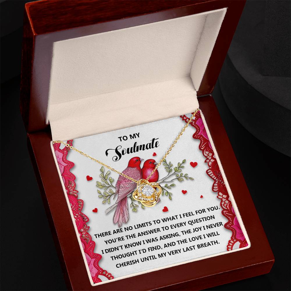 Soulmate - Feel For You - Love Knot Necklace