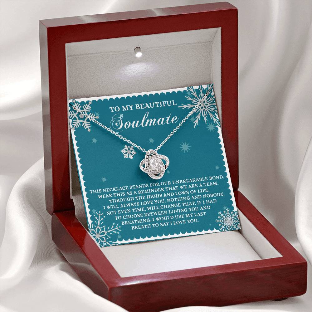 Soulmate - A Team - Love Knot Necklace