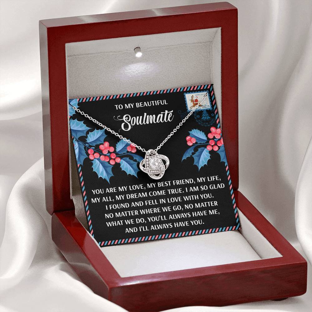 Soulmate - Fell In Love - Love Knot Necklace