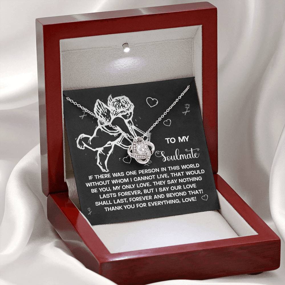 Soulmate - Lasts Forever - Love Knot Necklace