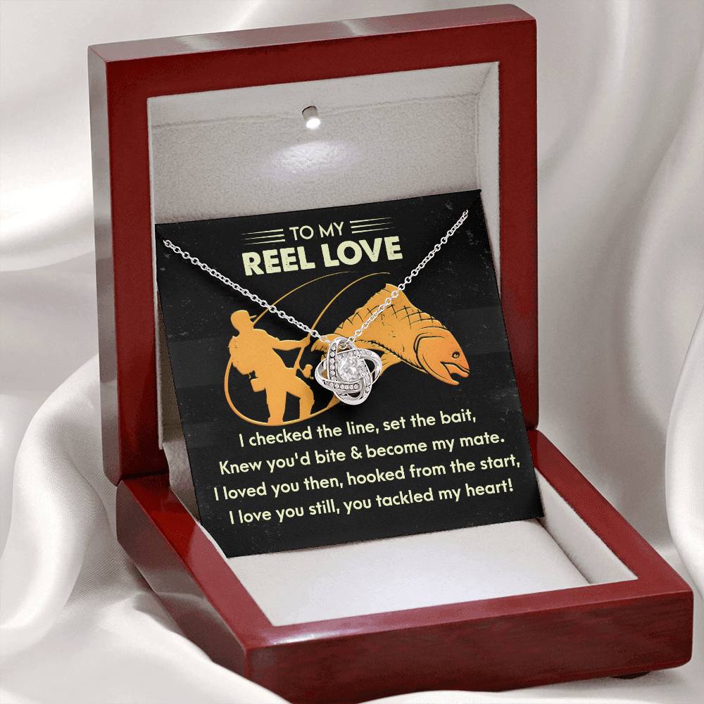 Soulmate - Tackled My Heart - Love Knot Necklace