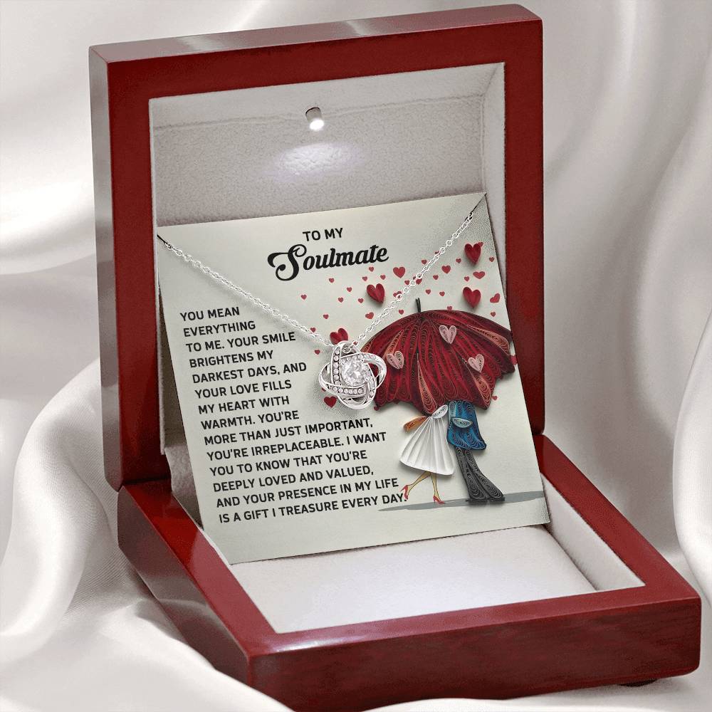 Soulmate - Deeply Loved - Love Knot Necklace