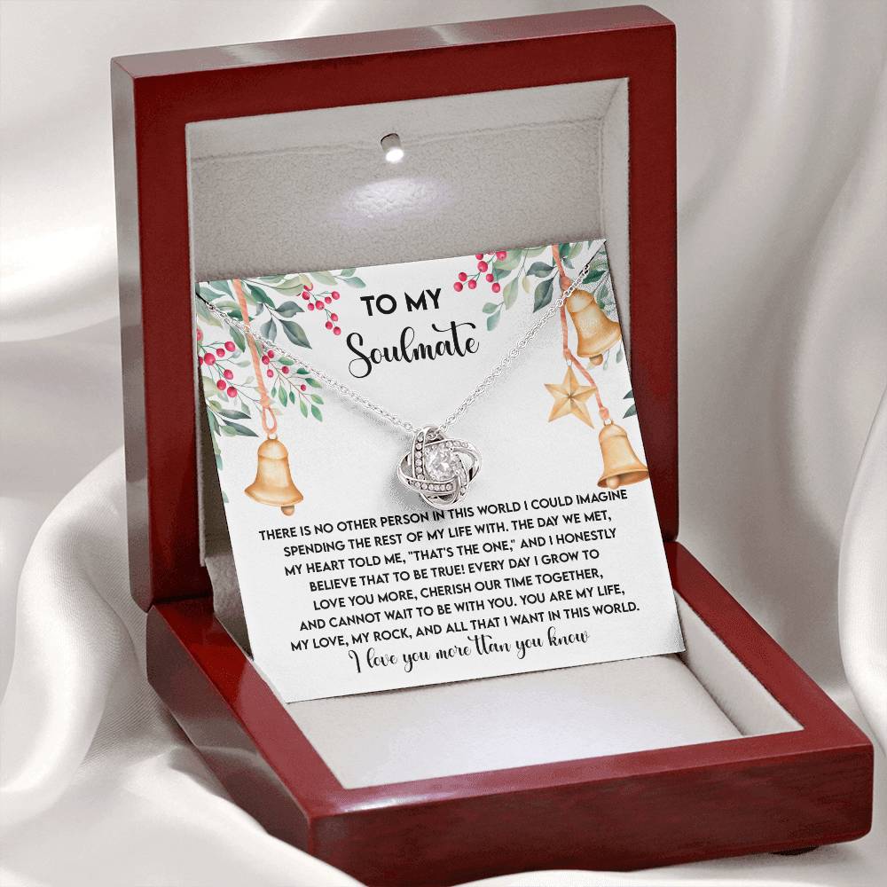 Soulmate - Be With You - Love Knot Necklace