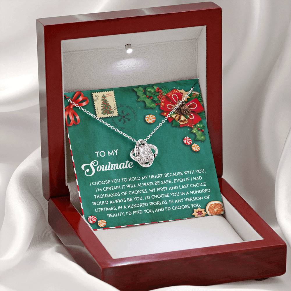 Soulmate - Be Safe - Love Knot Necklace