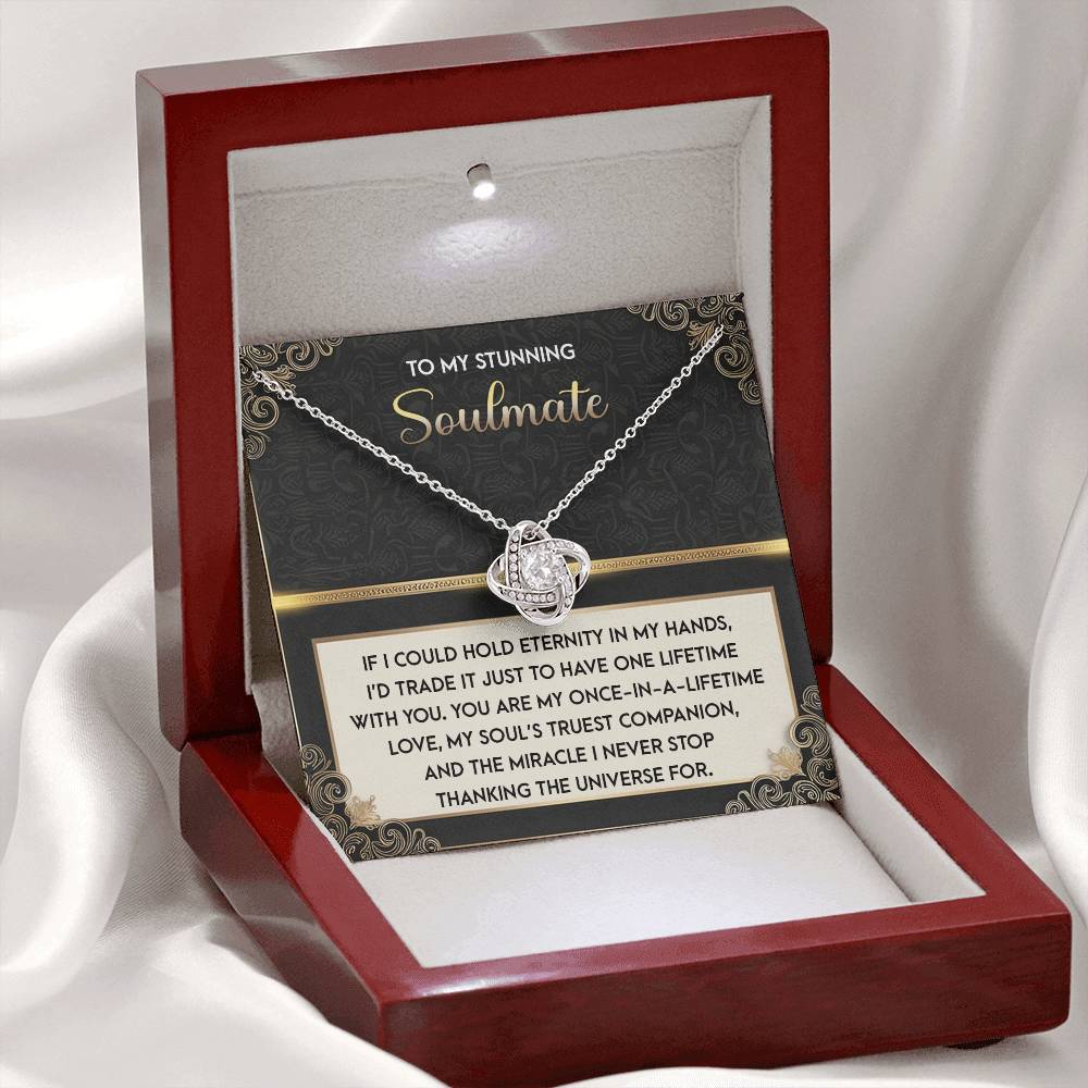 Soulmate - Truest Companion - Love Knot Necklace