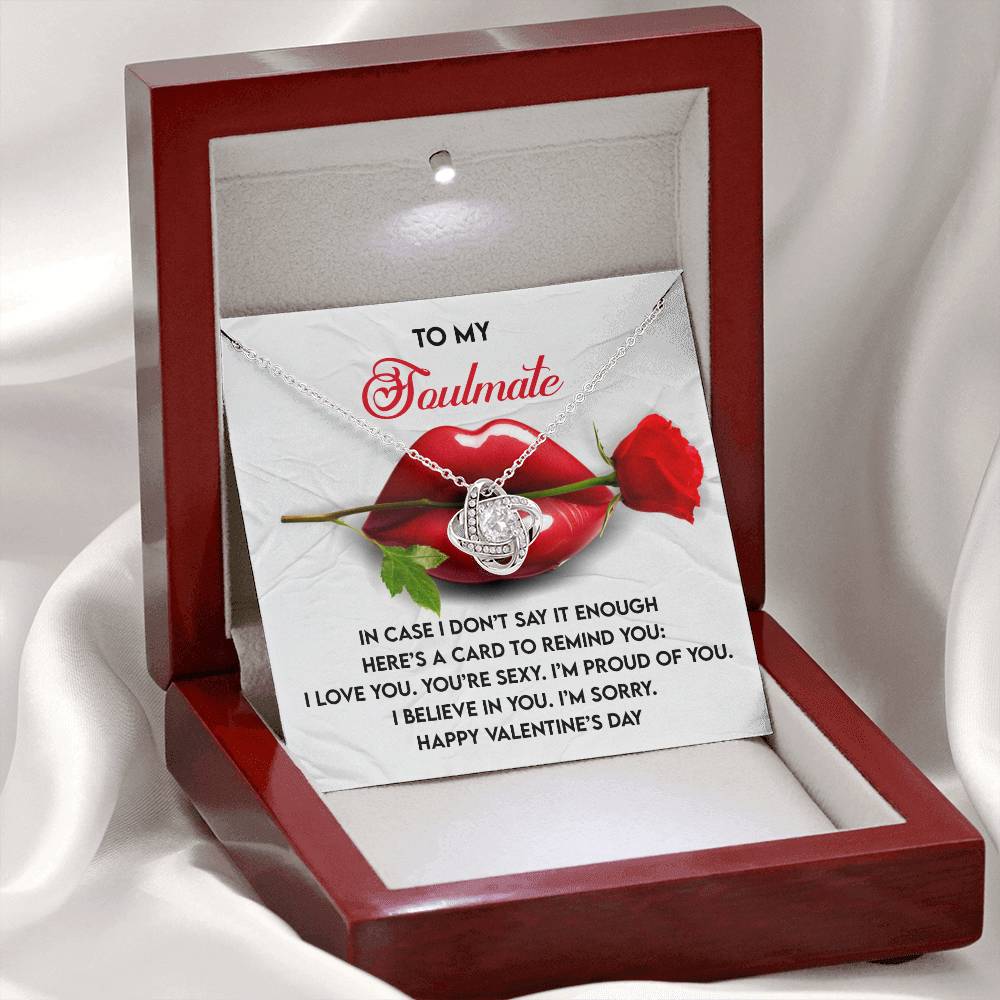 Soulmate - Don’t Say It - Love Knot Necklace