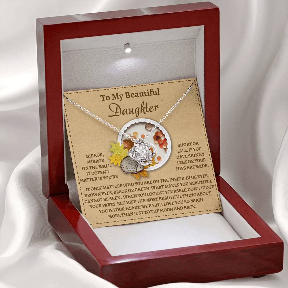 Daughter - On The Wall - Love Knot Necklace