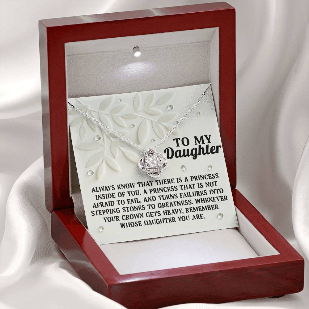 Daughter - Inside Of You - Love Knot Necklace