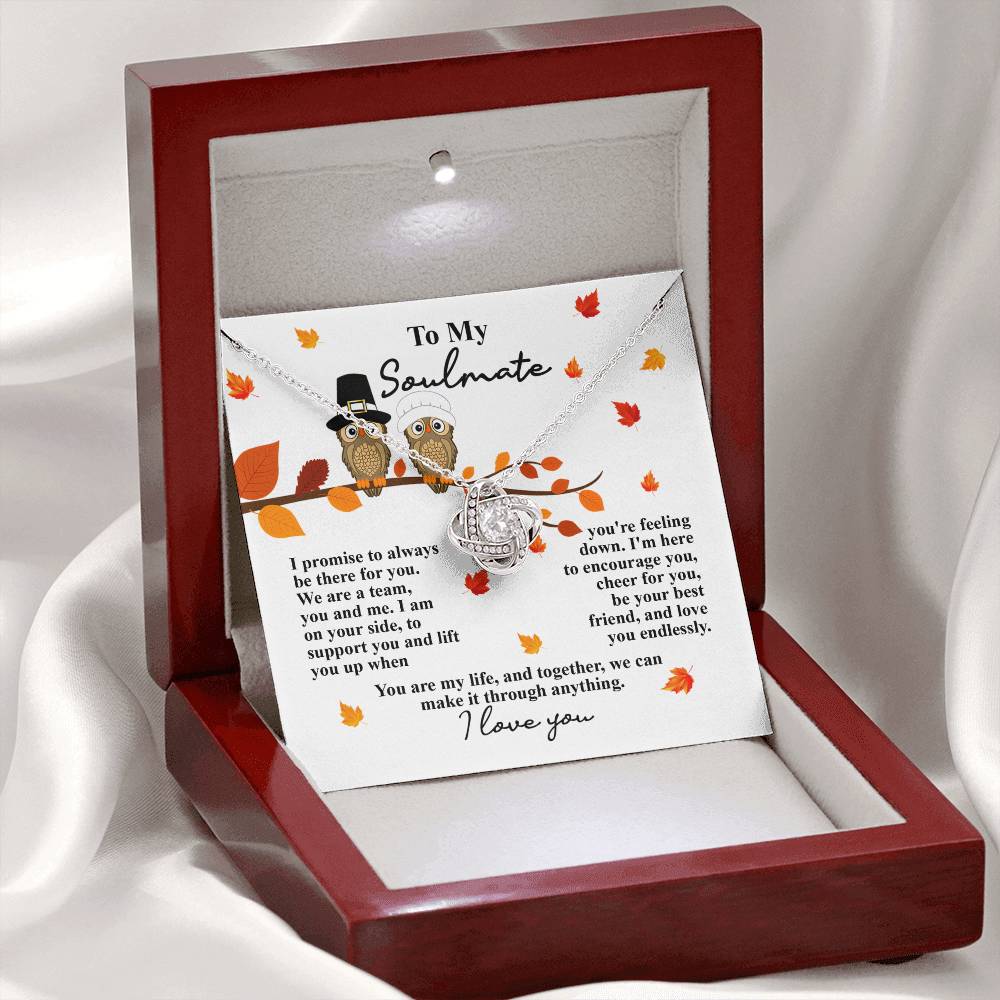 Soulmate - Love You Endlessly - Love Knot Necklace