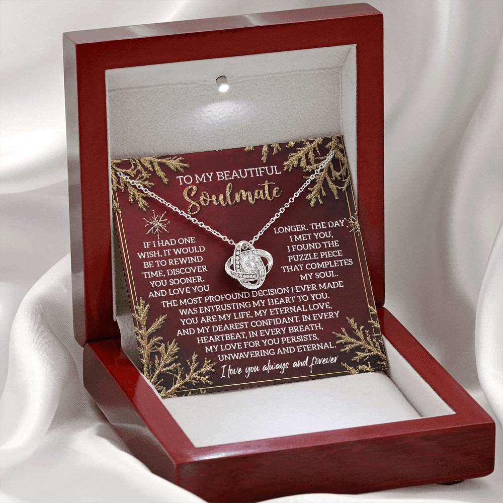 Soulmate - Rewind Time - Love Knot Necklace