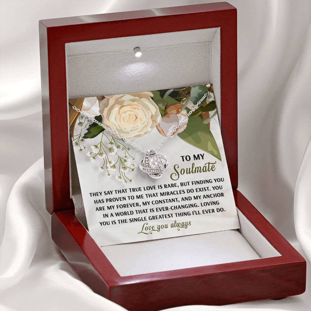 Soulmate - Greatest Thing - Love Knot Necklace
