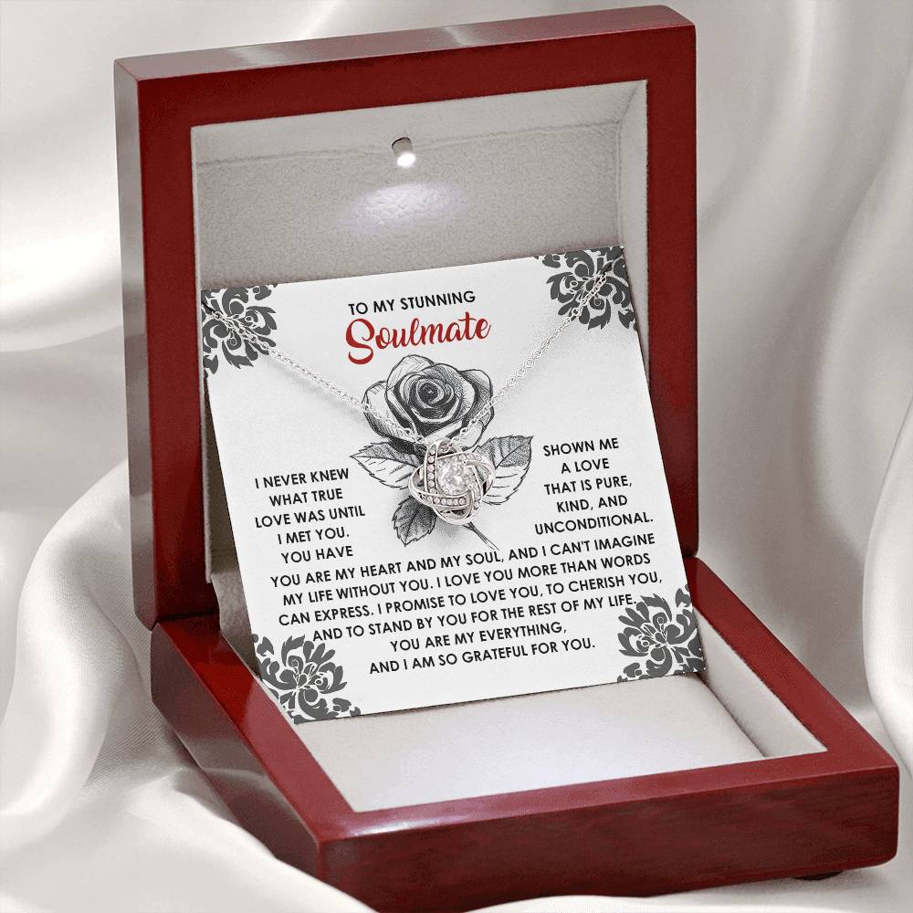 Soulmate - Cherish You - Love Knot Necklace