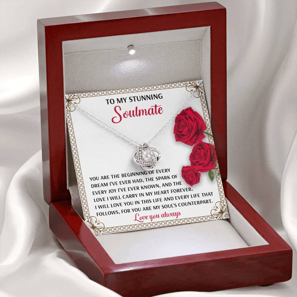 Soulmate - Soul's Counterpart - Love Knot Necklace