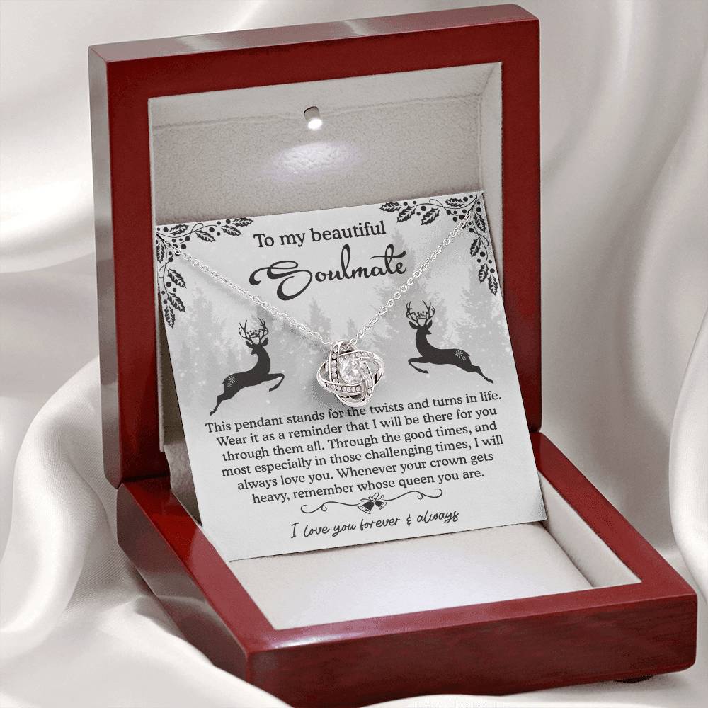 Soulmate - A Reminder - Love Knot Necklace