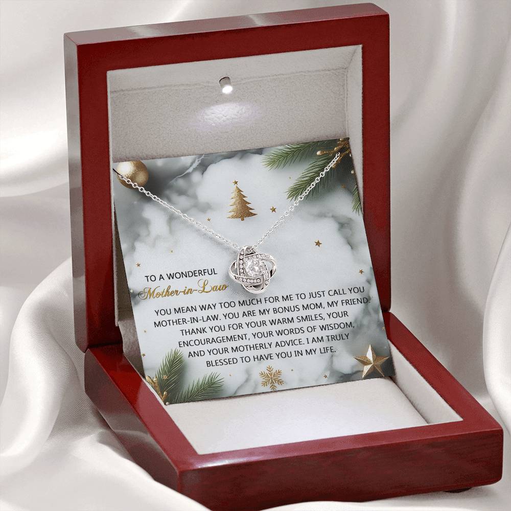 Mother-in-Law - Motherly Advice - Love Knot Necklace