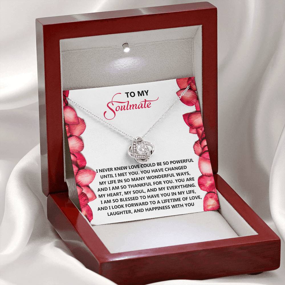 Soulmate - Until I - Love Knot Necklace