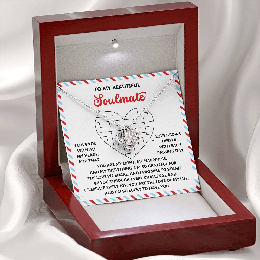 Soulmate - To Have You - Love Knot Necklace