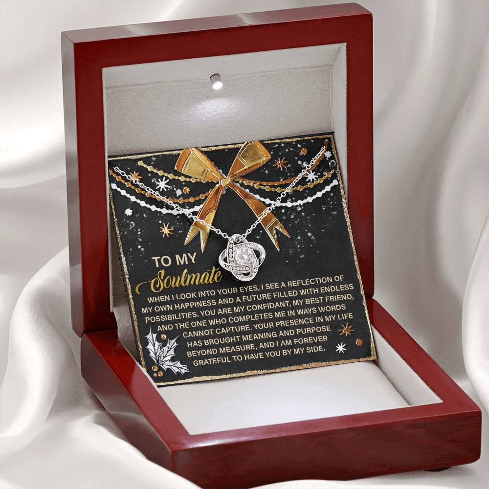 Soulmate - By My Side - Love Knot Necklace