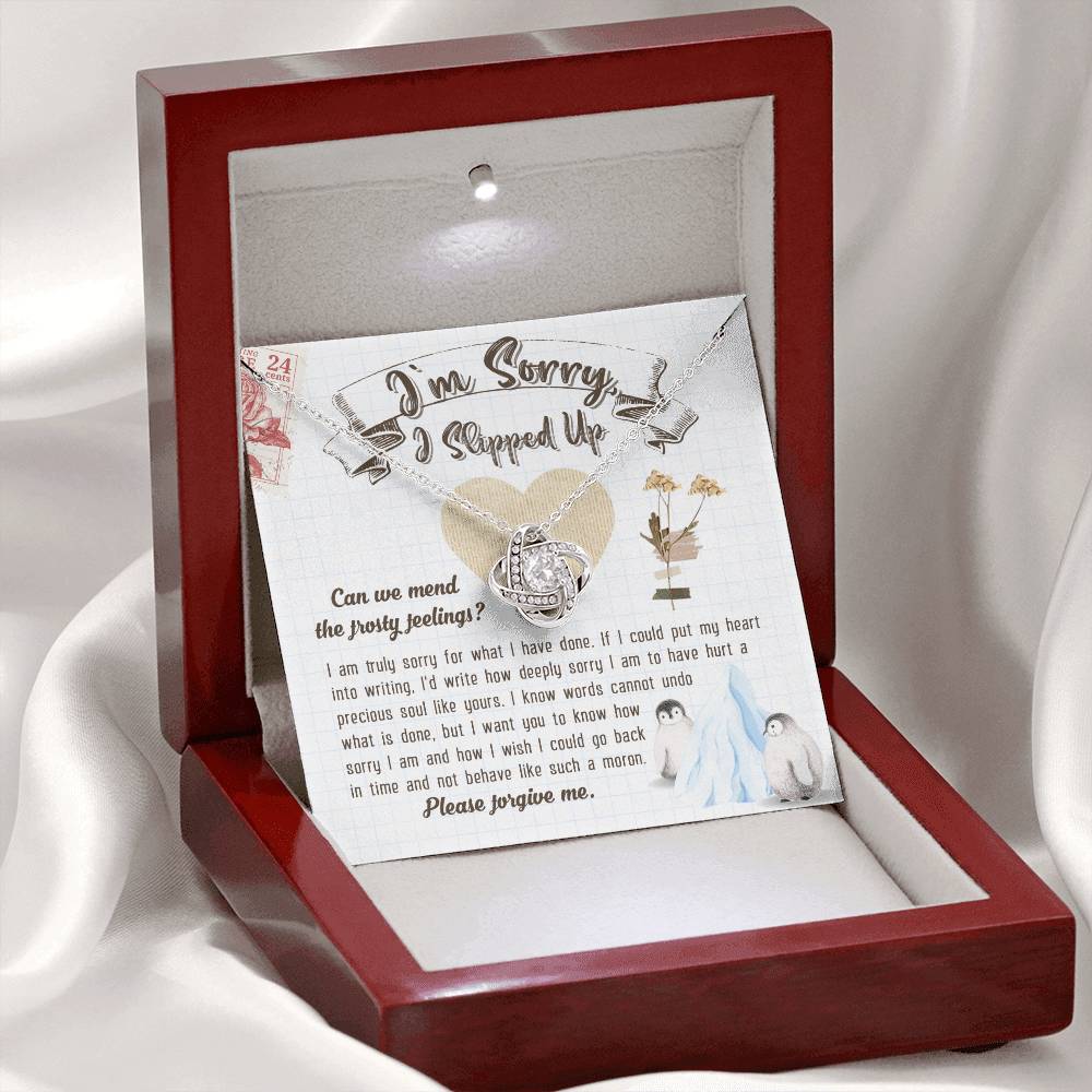 Sorry - Precious Soul - Love Knot Necklace