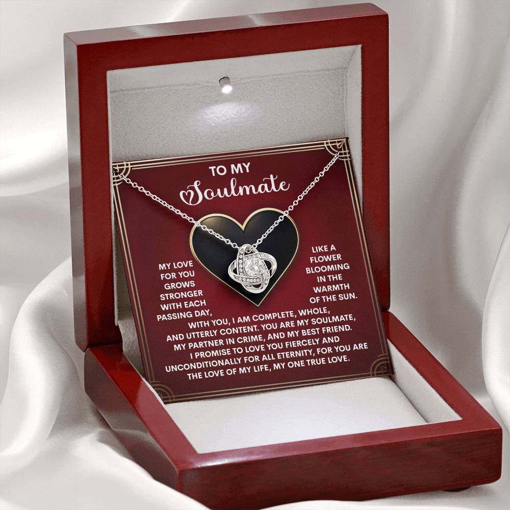 Soulmate - One True Love - Love Knot Necklace