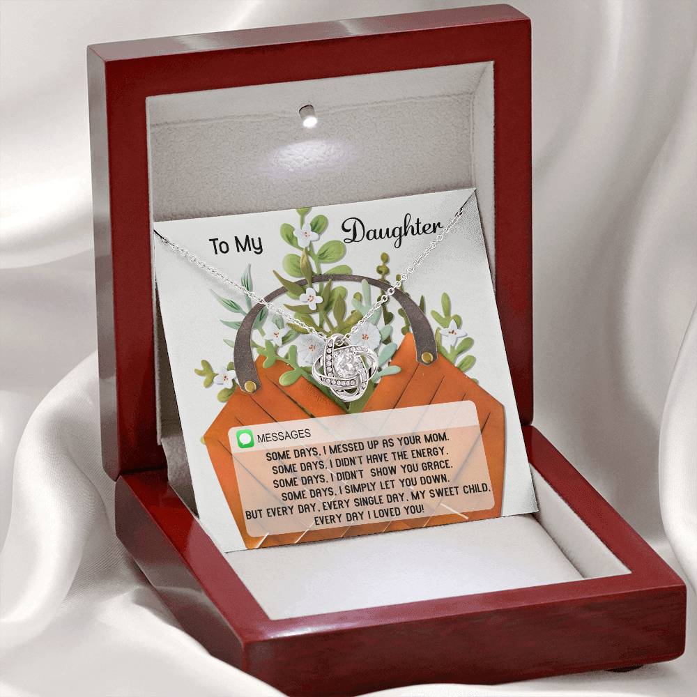 Daughter - Show You Grace - Love Knot Necklace